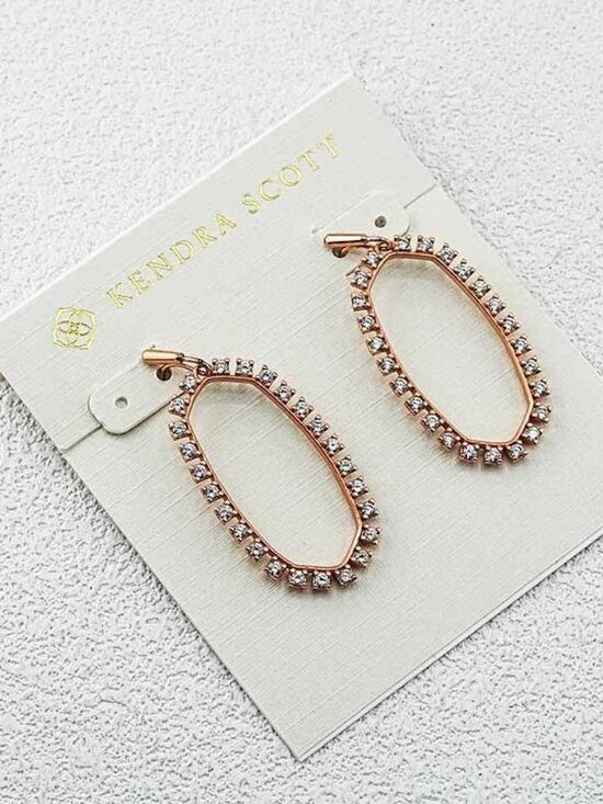 Kendra Scott Jewelry - Kendra Scott Inlaid Hollow Earrings